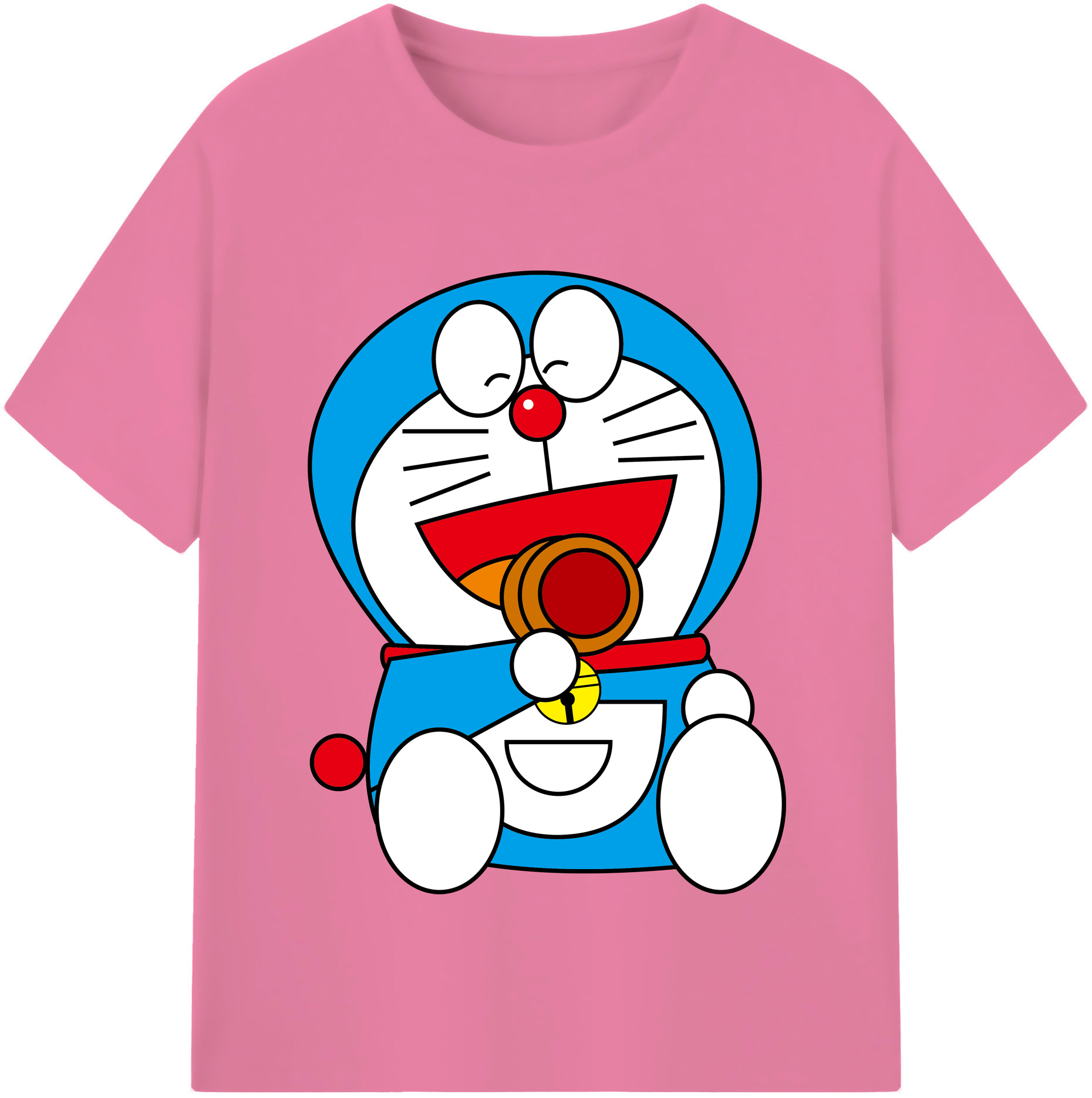 （画像用） ドラえもん Doraemon 綿100％半袖Tシャツ（フロントプリント）